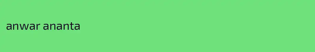 anwar ananta